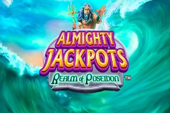 Almighty Jackpots Realm Of Poseidon — capa do slot